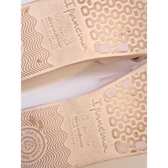 Ipanema Street II Water-Resistant Slide Sandals Beige Size 7 US/38 EU - Picture 10 of 10